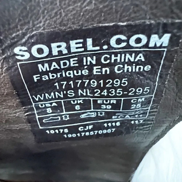 SOREL | Addington Lace Up Sandal Rustic Orange/Brown Block Heel | Size 8 - Picture 9 of 11